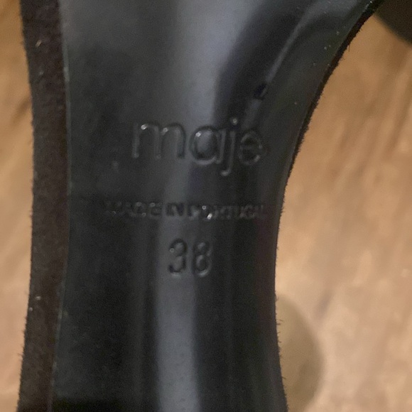 Maje cowboy buckle heel sandal - Picture 6 of 6